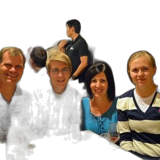 staff, photorealistic, 3d render, family, enjoys, meal, together, rustic transparent PNG cut-out