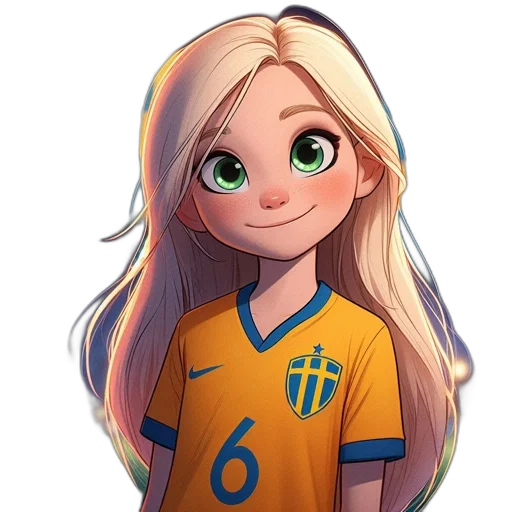cartoon, fantasy art, anime, pixel art, young, girl, wearing, yellow transparent PNG cut-out