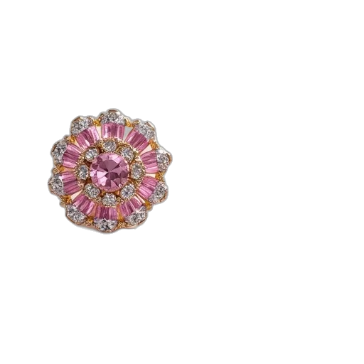 jewelry, crown, flower, 3d render transparent PNG cut-out