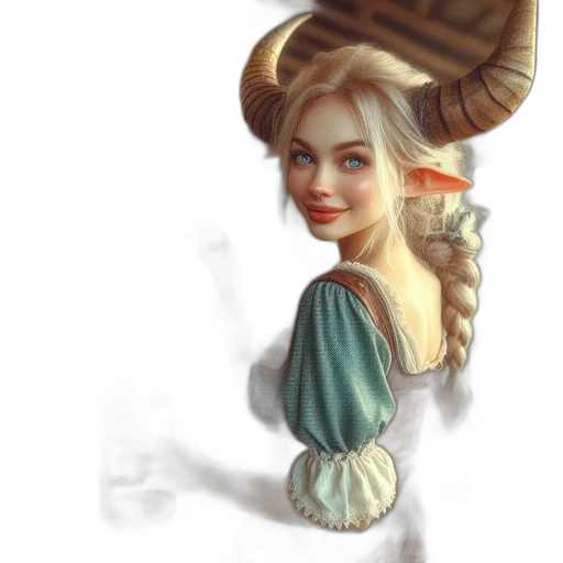 dragon, staff, face, dress, fantasy art, concept art, oil painting, pixel art transparent PNG cut-out