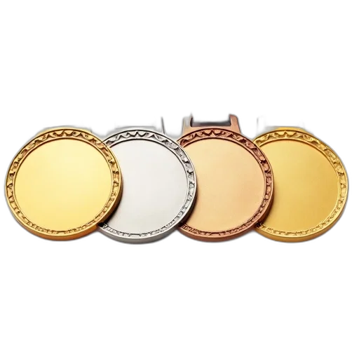 jewelry, crown, golden, earth tones, collection, medals, ribbons, displayed transparent PNG cut-out