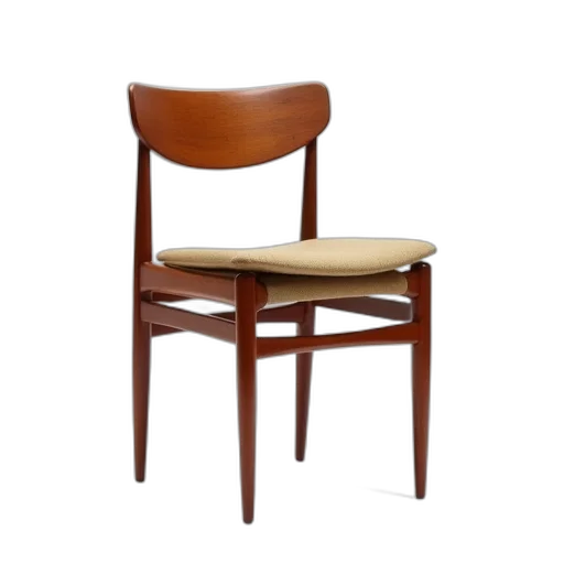 furniture, 3d render, danish, teak transparent PNG cut-out