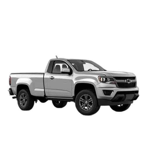 car, 3d render, photorealistic, grayscale, image, pickup, truck, closed transparent PNG cut-out