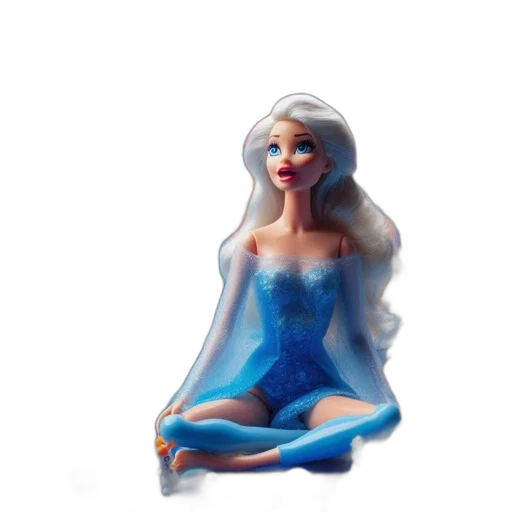 dress, jewelry, 3d render, concept art, fantasy art, watercolor, underwater, snow transparent PNG cut-out