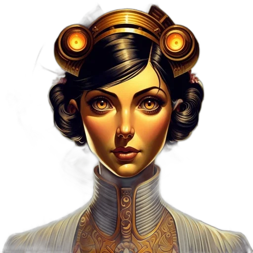 staff, crown, face, jewelry, fantasy art, concept art, comic book art, pixel art transparent PNG cut-out