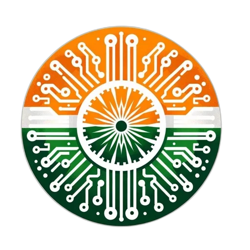 cyberpunk, pixel art, image, portrays, artistic, rendition, indian, flag transparent PNG cut-out