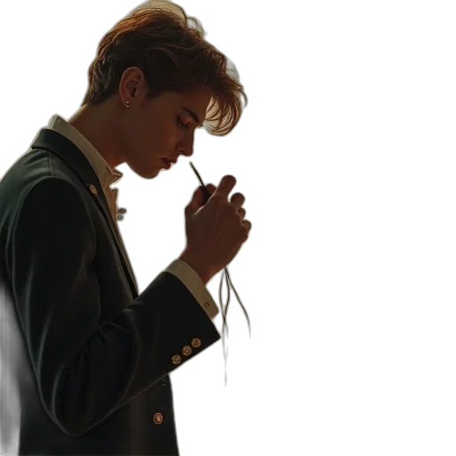 jacket, staff, script, song, klip transparent PNG cut-out