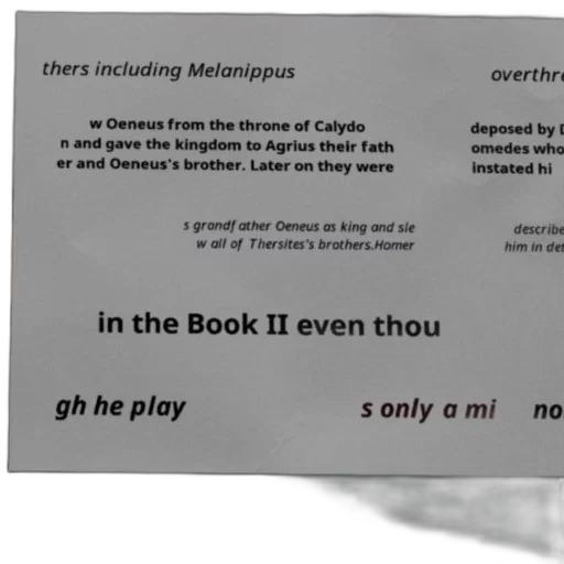 text-based, image, discussing, overthrow, oeneus, throne, calydo, his transparent PNG cut-out