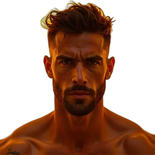 face, hair, photorealistic, concept art, fantasy art, comic book art, second, image transparent PNG cut-out