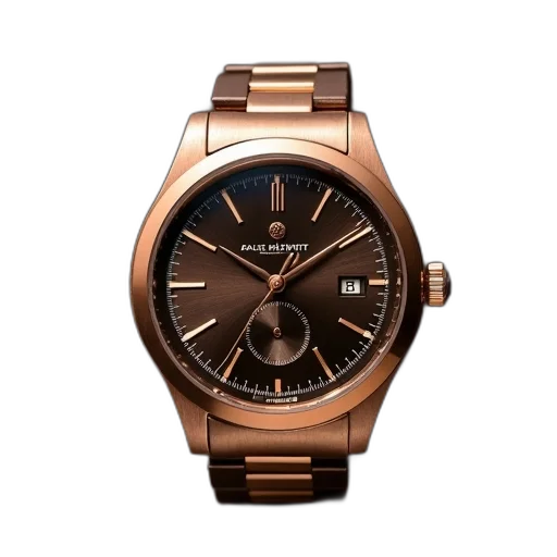 jewelry, earth tones, brown, rose, gold, tone, watch, paul transparent PNG cut-out