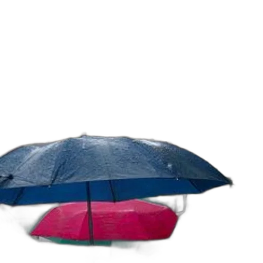umbrella, hat, jacket, furniture, 3d render, photorealistic, rain, underwater transparent PNG cut-out