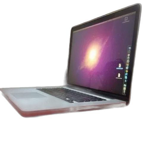 staff, 3d render, macbook, pro, vibrant, desktop, background, sits transparent PNG cut-out