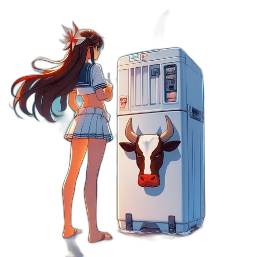 dress, robot, animal, concept art, anime, fantasy art, pixel art, outer space transparent PNG cut-out