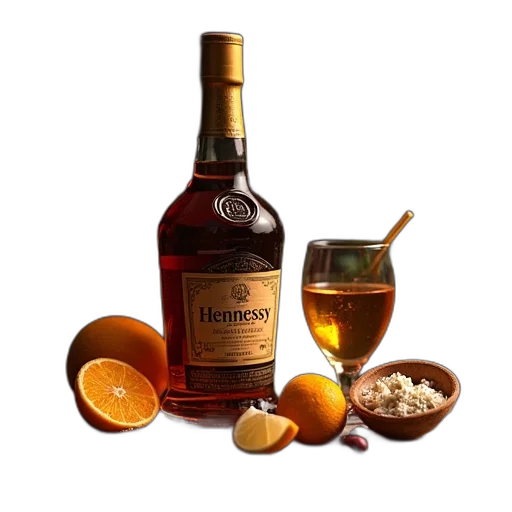 bottle, food, golden, hennessy transparent PNG cut-out