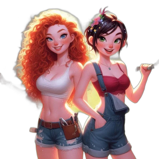 staff, concept art, fantasy art, cartoon, comic book art, fire, neon, colorful transparent PNG cut-out