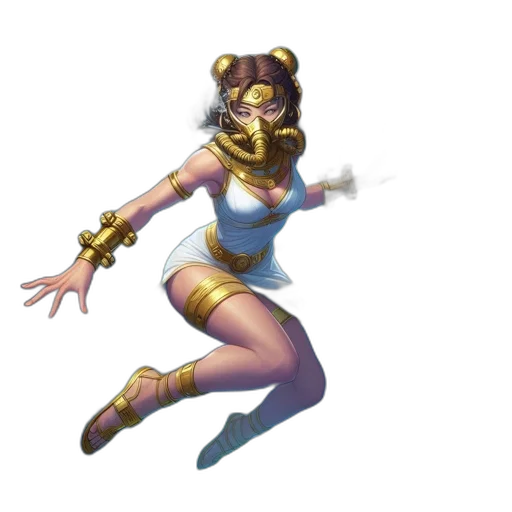 mask, weapon, staff, concept art, fantasy art, pixel art, 3d render, golden transparent PNG cut-out