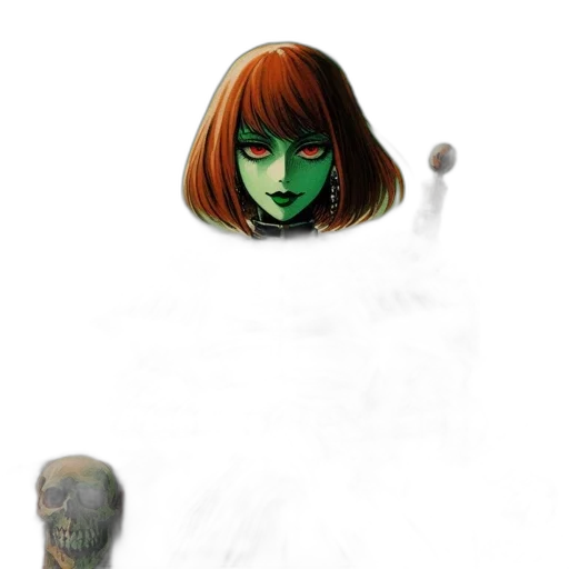 mask, face, robot, staff, concept art, fantasy art, comic book art, pixel art transparent PNG cut-out