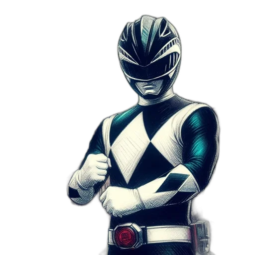 robot, mask, jacket, weapon, comic book art, concept art, 3d render, anime transparent PNG cut-out