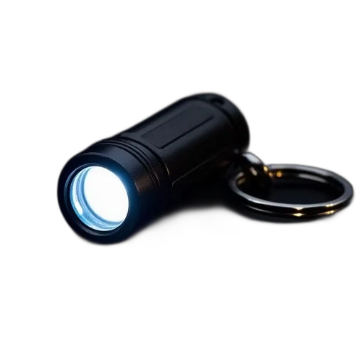 jewelry, 3d render, led, keychain, flashlight transparent PNG cut-out