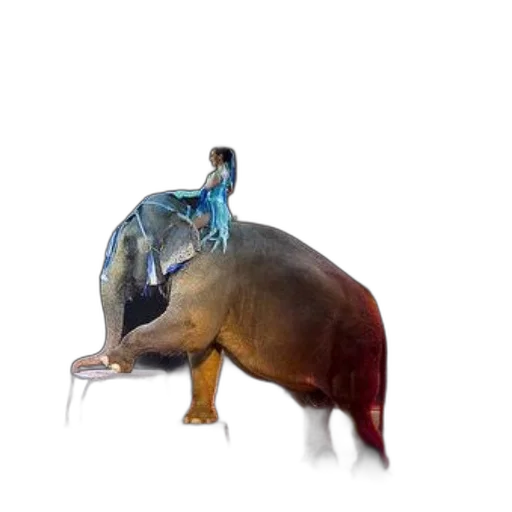 animal, creature, hat, staff, concept art, 3d render, photorealistic, watercolor transparent PNG cut-out