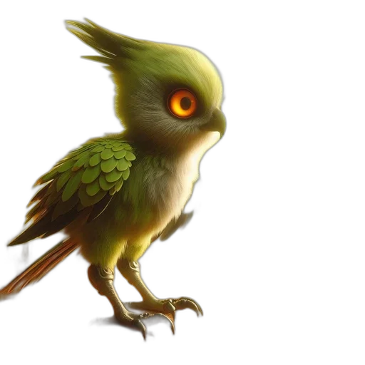 creature, animal, dragon, staff, concept art, fantasy art, 3d render, photorealistic transparent PNG cut-out