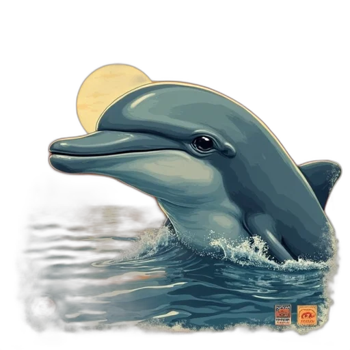 animal, creature, hat, concept art, photorealistic, watercolor, oil painting, underwater transparent PNG cut-out