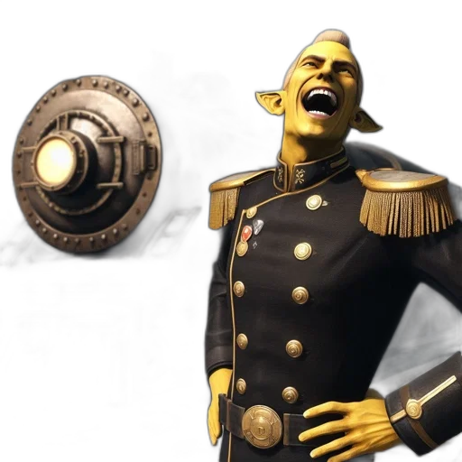 staff, weapon, robot, concept art, 3d render, photorealistic, elf-like, figure transparent PNG cut-out