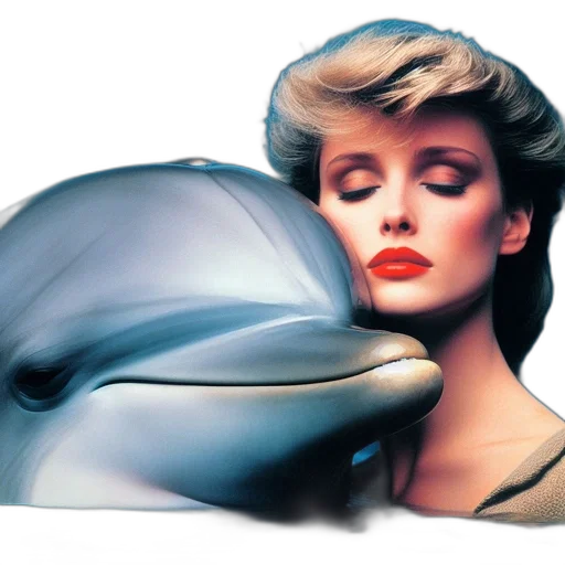 animal, robot, creature, vaporwave, photorealistic, concept art, oil painting, underwater transparent PNG cut-out
