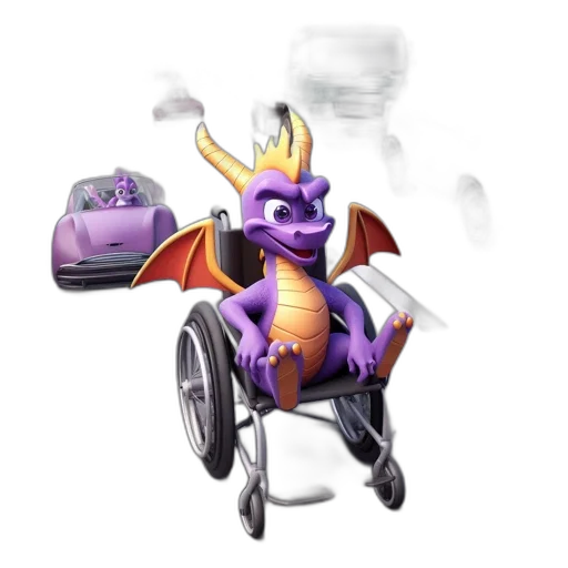 dragon, creature, staff, animal, concept art, 3d render, fantasy art, pixel art transparent PNG cut-out