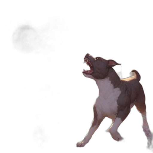 staff, animal, creature, weapon, concept art, watercolor, photorealistic, 3d render transparent PNG cut-out