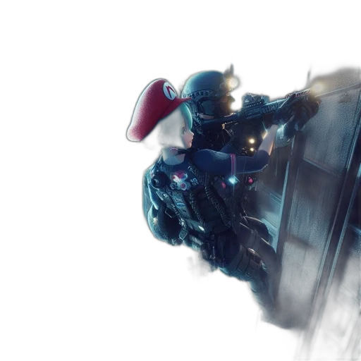 robot, weapon, car, concept art, 3d render, comic book art, fantasy art, underwater transparent PNG cut-out