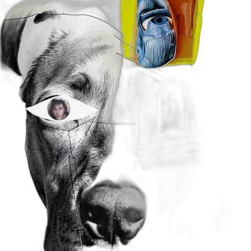 animal, mask, face, creature, photorealistic, concept art, pencil sketch, fantasy art transparent PNG cut-out