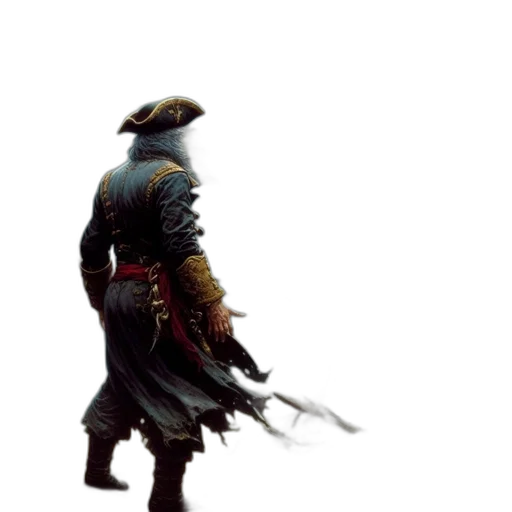 sword, staff, hat, weapon, concept art, fantasy art, photorealistic, 3d render transparent PNG cut-out