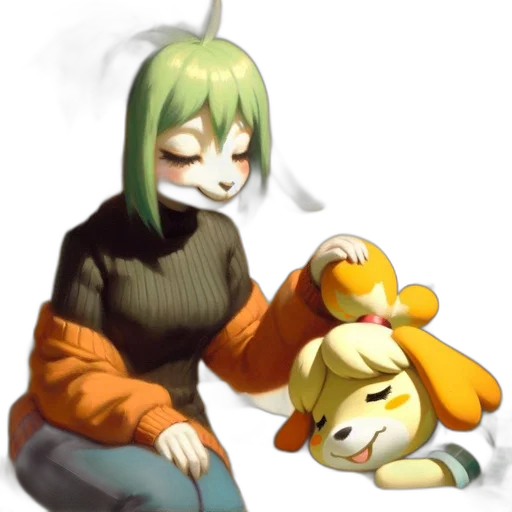 staff, animal, creature, mask, pixel art, concept art, watercolor, 3d render transparent PNG cut-out