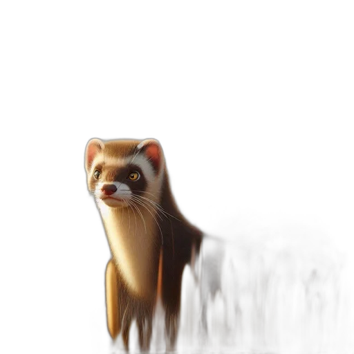 animal, creature, staff, hair, concept art, 3d render, photorealistic, fantasy art transparent PNG cut-out