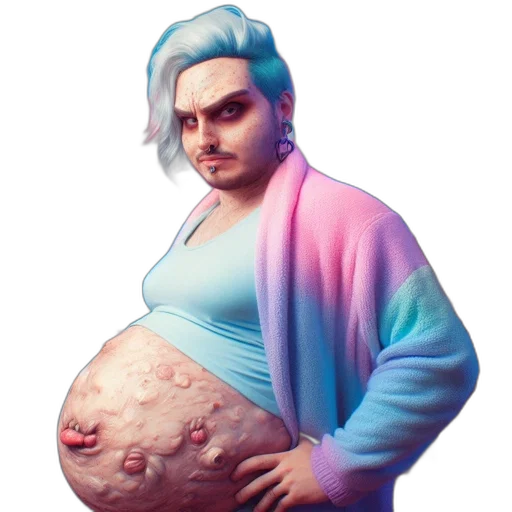 creature, jacket, animal, dress, vaporwave, concept art, pixel art, photorealistic transparent PNG cut-out