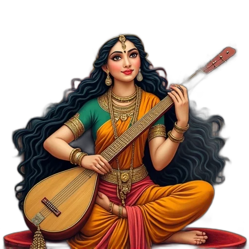 staff, cartoon, fantasy art, oil painting, photorealistic, traditional, indian, painting transparent PNG cut-out