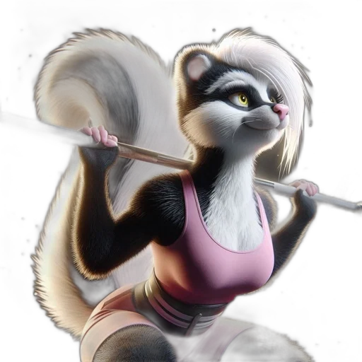 staff, animal, sword, weapon, fantasy art, concept art, watercolor, comic book art transparent PNG cut-out