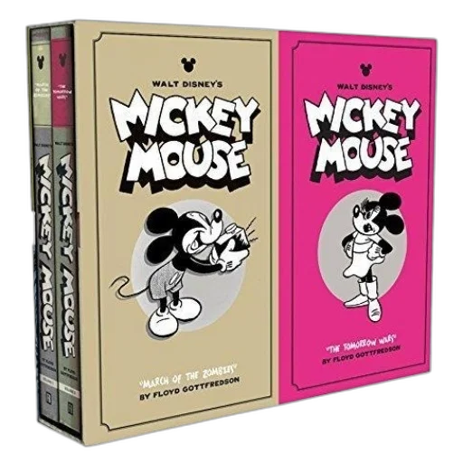 image, shows, two, volumes, walt, disney, mickey, mouse transparent PNG cut-out