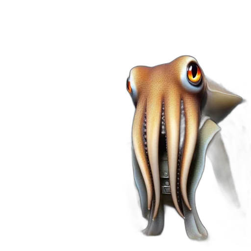 creature, animal, staff, mask, concept art, 3d render, photorealistic, fantasy art transparent PNG cut-out