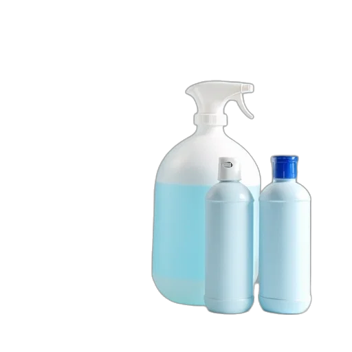 bottle, 3d render, blue, filter transparent PNG cut-out