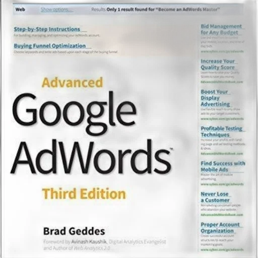 advanced, google, adwords, third, edition, brad, geddes, featuring transparent PNG cut-out