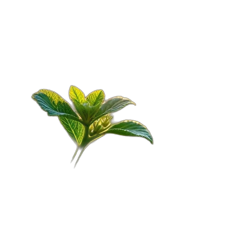 flower, tree, food, staff, 3d render, photorealistic, concept art, vaporwave transparent PNG cut-out