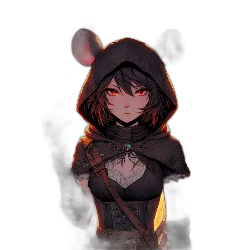 mask, jacket, weapon, face, concept art, anime, cyberpunk, fantasy art transparent PNG cut-out