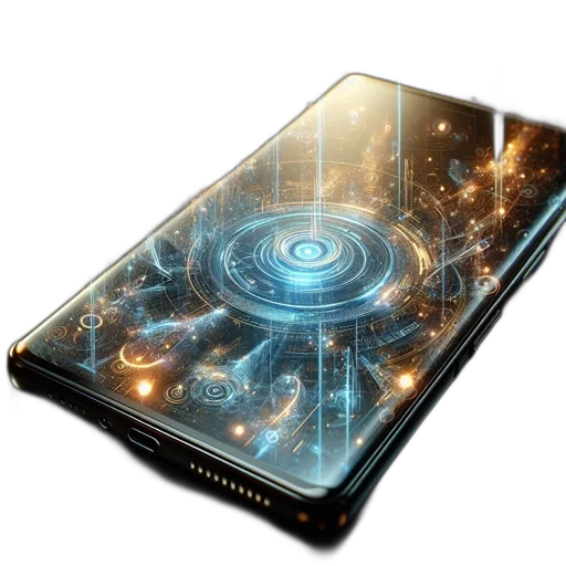weapon, concept art, cyberpunk, digital, representation, smartphone, showcases, futuristic transparent PNG cut-out