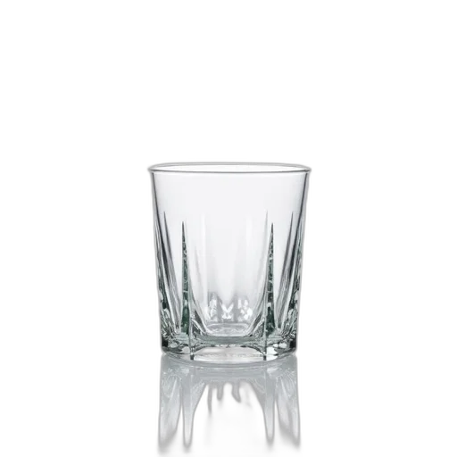 bottle, crown, face, furniture, photorealistic, 3d render, clear, glass transparent PNG cut-out