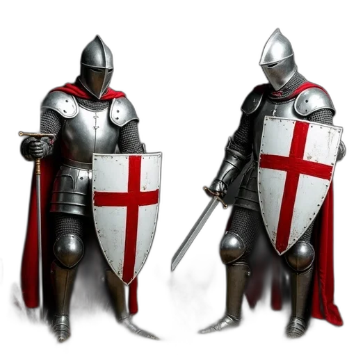 sword, weapon, concept art, 3d render, fantasy art, monochrome, diptych, medieval transparent PNG cut-out