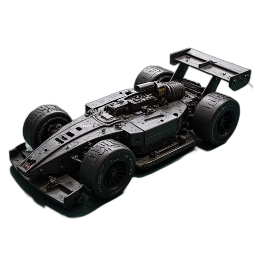car, weapon, robot, 3d render transparent PNG cut-out
