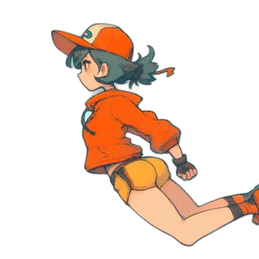 hat, weapon, staff, dress, concept art, pixel art, watercolor, anime transparent PNG cut-out