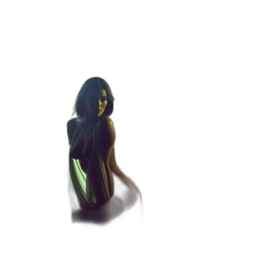 dress, hair, creature, mask, 3d render, concept art, pixel art, photorealistic transparent PNG cut-out
